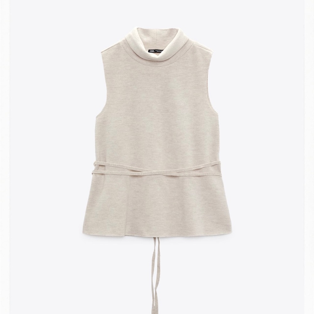 Soft Drawstring Top - Zara